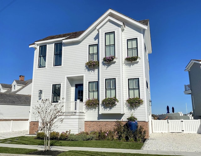 view of front of home