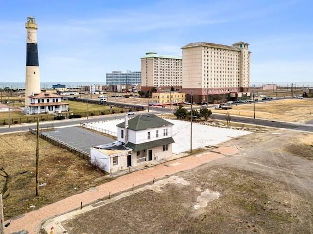 exterior space with a city view