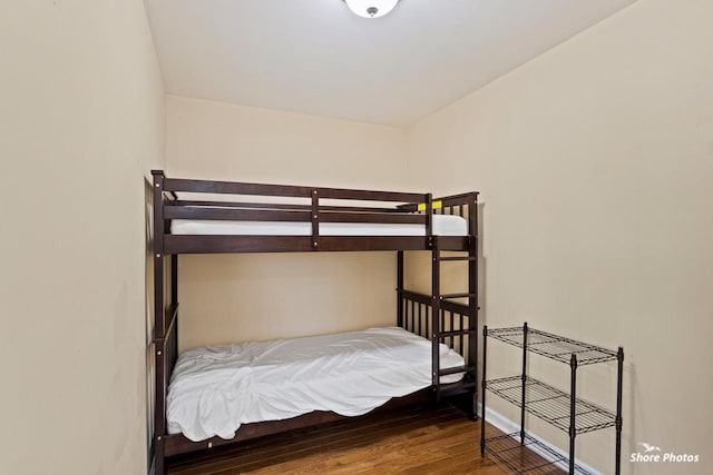 bedroom featuring hardwood / wood-style floors