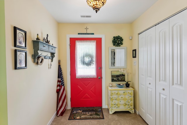 2710 Bybrook Dr, Cape May Beach, NJ 08251 - foyer entrance featuring baseboards and tile patterned floors