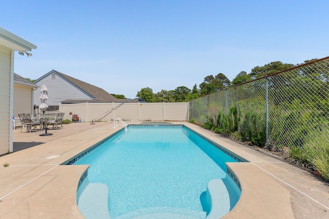 2710 Bybrook Dr, Cape May Beach, NJ 08251 - view of pool with a fenced backyard and a patio