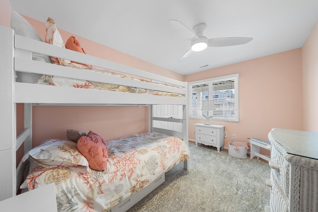 260 83rd St Unit 1, Stone Harbor, NJ 08247 - carpeted bedroom with a ceiling fan
