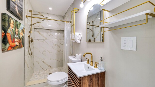 5407 Pacific Ave Unit 13, Wildwood Crest, NJ 08260 - full bathroom with vanity and a marble finish shower