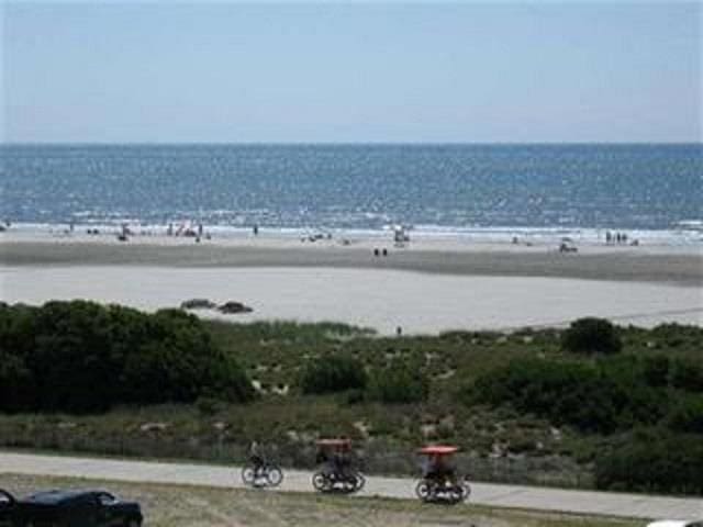 water view with a view of the beach