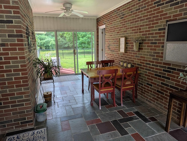 71 Perry Rd, Petersburg, NJ 08270 - sunroom with ceiling fan