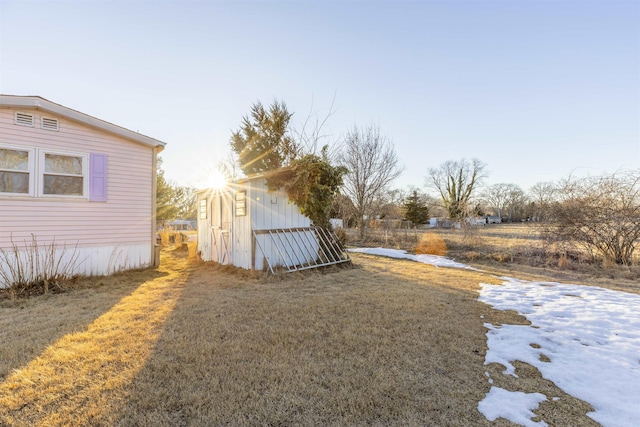 view of yard