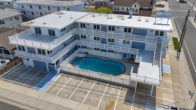2001 Surf Ave Unit 2, North Wildwood, NJ 08260 - community pool with fence and a patio area