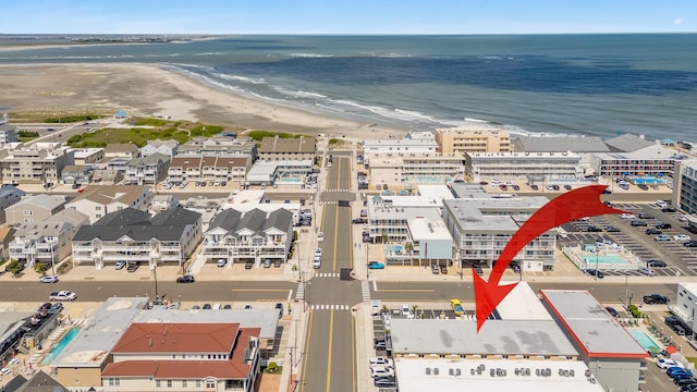 401 Ocean Ave Unit 202, North Wildwood, NJ 08251 - aerial view of expansive beach