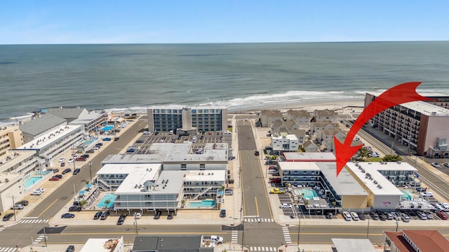 401 Ocean Ave Unit 202, North Wildwood, NJ 08251 - drone / aerial view of expansive coastline