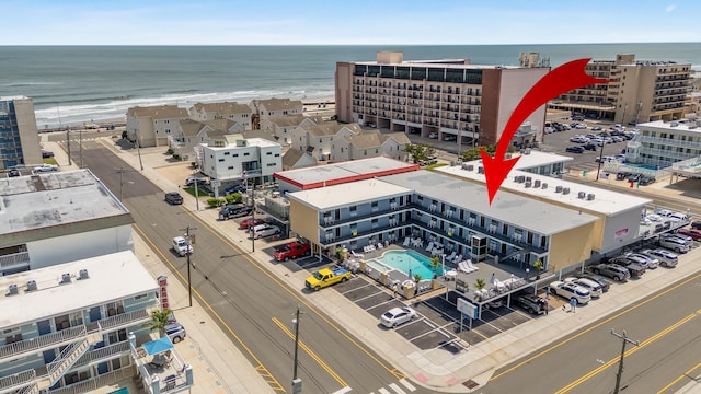 401 Ocean Ave Unit 202, North Wildwood, NJ 08251 - drone / aerial view of a large body of water