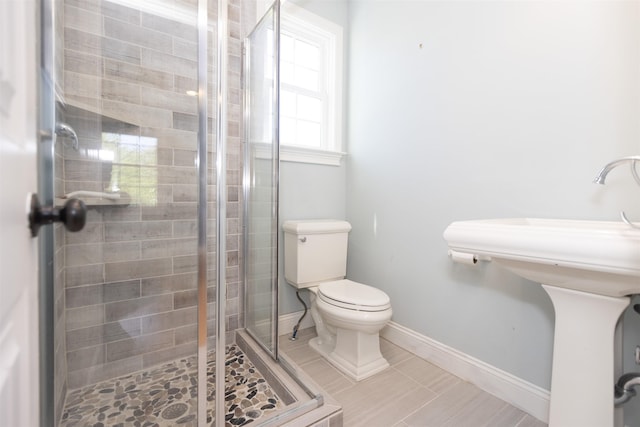 837 Seashore Rd, Lower Township, NJ 08204 - full bath with baseboards, a stall shower, and toilet