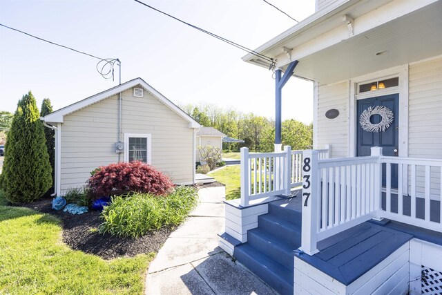 837 Seashore Rd, Lower Township, NJ 08204 - property entrance featuring a porch