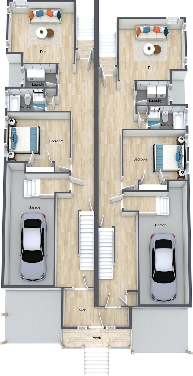 645 W Spruce Ave Unit Left, North Wildwood, NJ 08260 - room layout