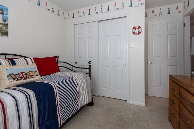 117B W Topeka Ave Unit B, Wildwood Crest, NJ 08260 - bedroom with light carpet and a closet