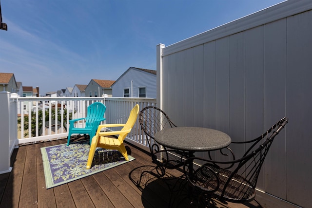 117B W Topeka Ave Unit B, Wildwood Crest, NJ 08260 - deck featuring a residential view