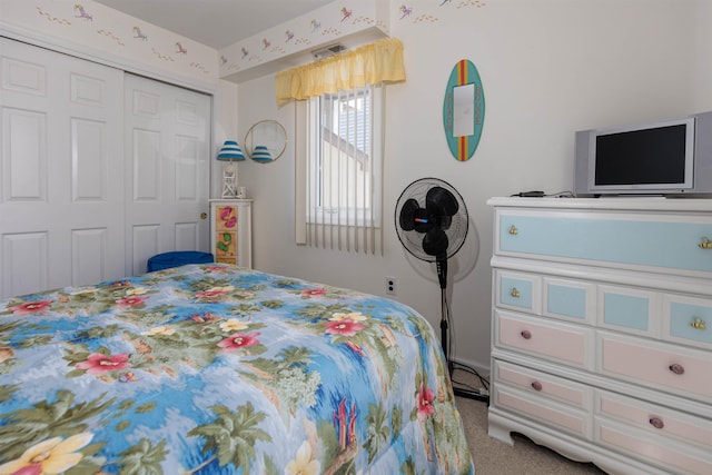 117B W Topeka Ave Unit B, Wildwood Crest, NJ 08260 - carpeted bedroom featuring a closet