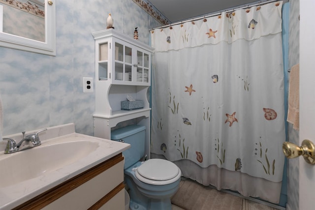 117B W Topeka Ave Unit B, Wildwood Crest, NJ 08260 - full bath featuring vanity and a shower with shower curtain