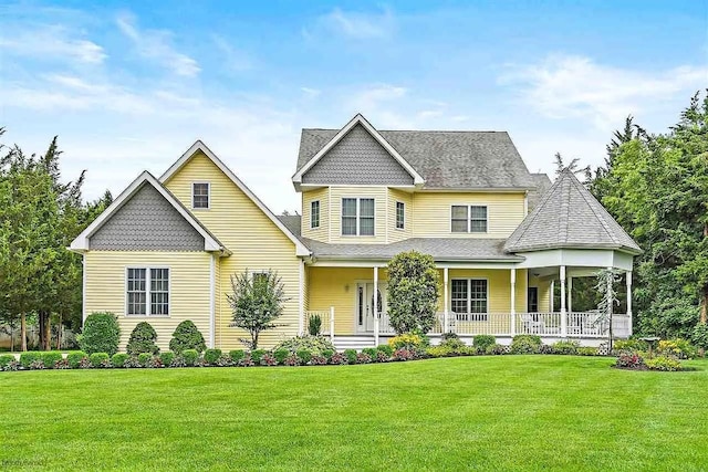 48 Cedar Meadow Dr, Cape May Court House, NJ 08210 - victorian house featuring a front yard and covered porch