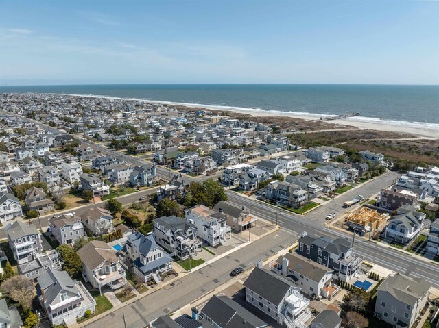 127 34th St, Avalon, NJ 08202 - aerial perspective of suburban area featuring expansive coastline