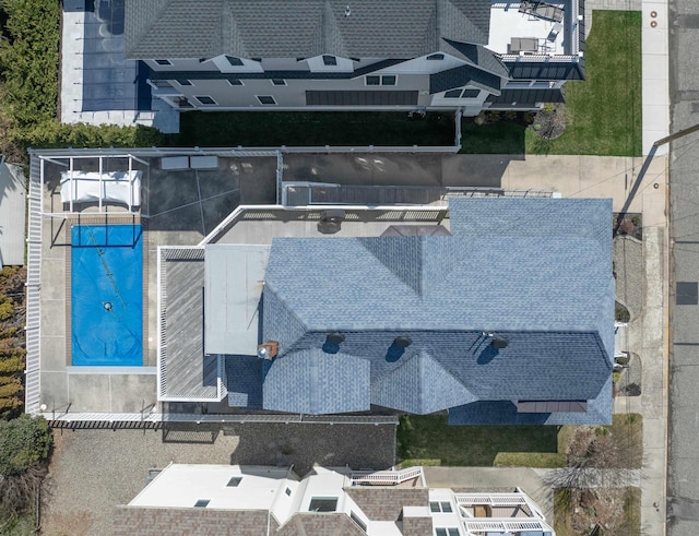 127 34th St, Avalon, NJ 08202 - drone / aerial view of a pool