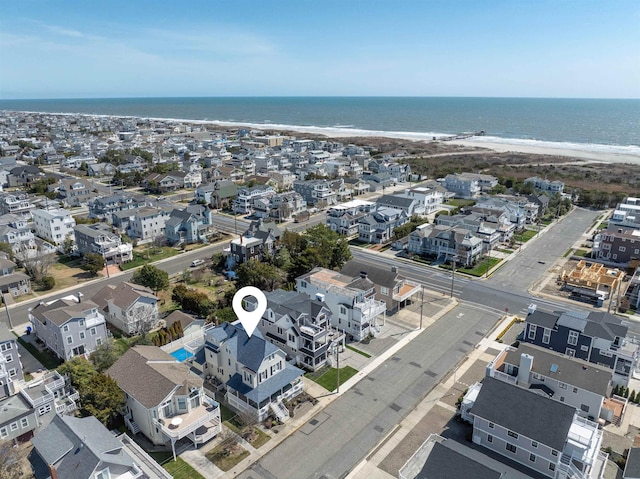 127 34th St, Avalon, NJ 08202 - aerial perspective of suburban area with a nearby body of water
