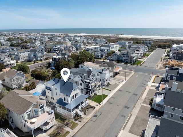 127 34th St, Avalon, NJ 08202 - aerial perspective of suburban area featuring a large body of water
