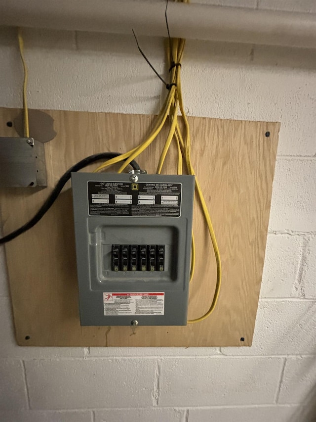 utilities featuring electric panel