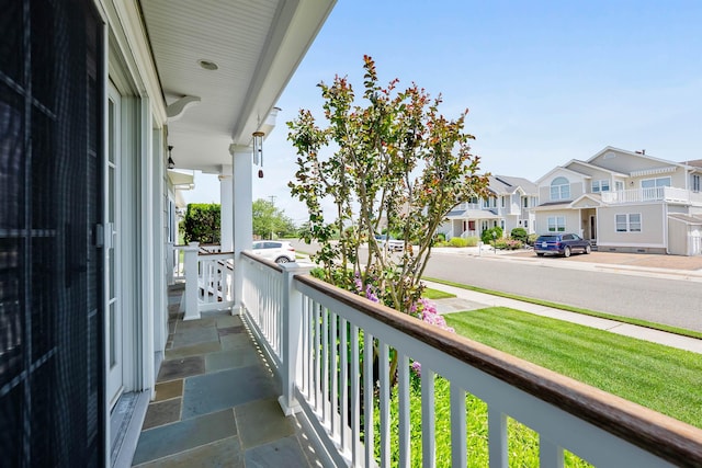 9 Seabreeze Ln, Avalon Manor, NJ 08202 - porch featuring a residential view