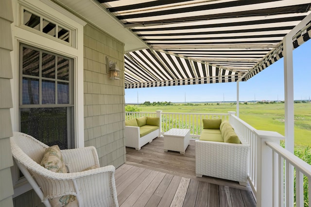 9 Seabreeze Ln, Avalon Manor, NJ 08202 - wooden deck with a rural view