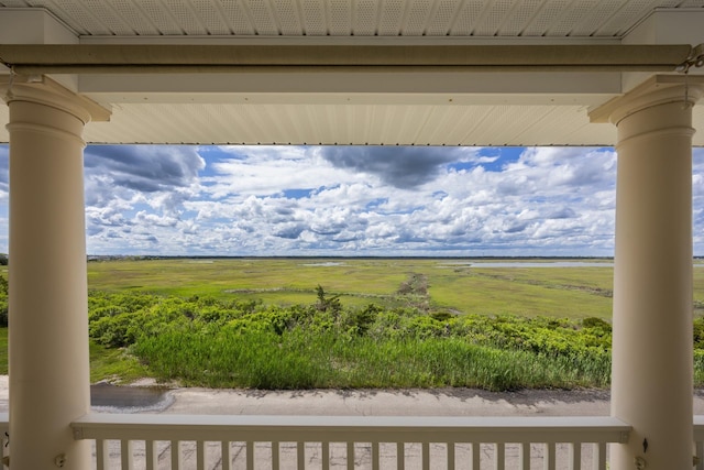 5011 Haven Ave Unit 2, Ocean City, NJ 08226 - view of patio / terrace with a view of rural / pastoral area