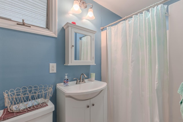 15 Seaview Ave, Beesleys Point, NJ 08223 - full bathroom with vanity and a shower with shower curtain