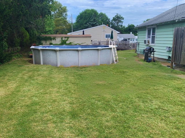 39 E Pacific Ave, Villas, NJ 08251 - view of yard featuring an outdoor pool