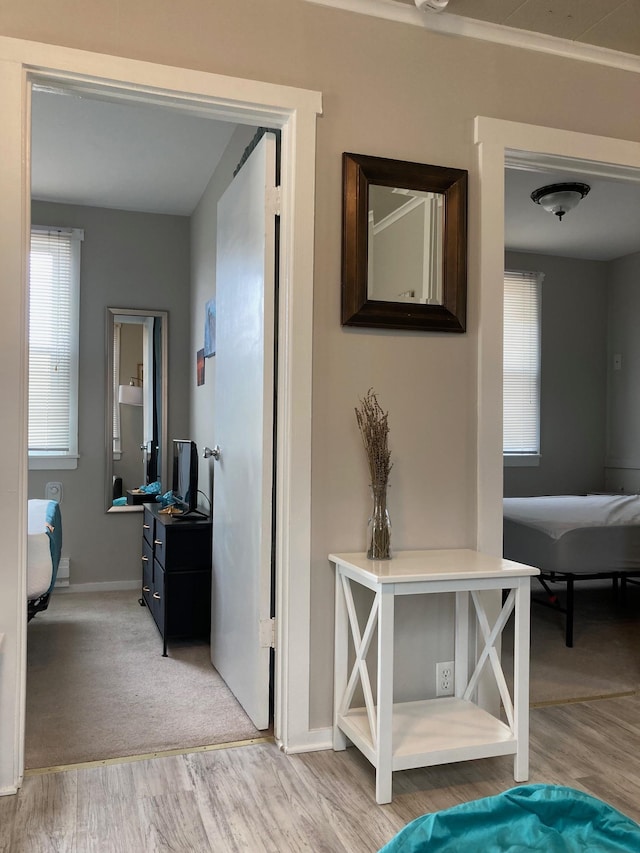 217 Ridgewood Ave, Villas, NJ 08251 - corridor featuring baseboards and wood finished floors
