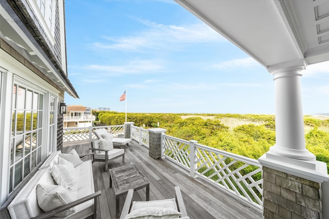 74 38th St, Avalon, NJ 08202 - view of wooden terrace