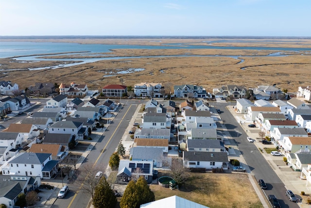 bird's eye view featuring a residential view