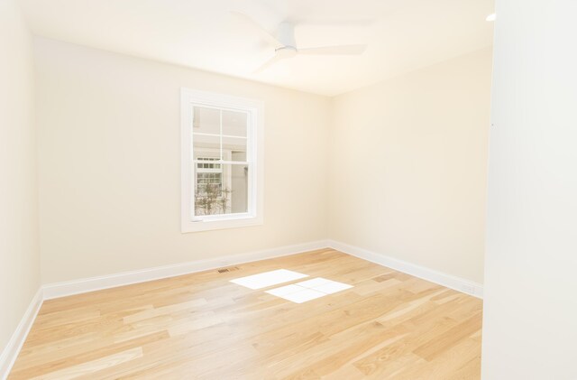 146 22nd St, Avalon, NJ 08202 - empty room featuring wood finished floors and a ceiling fan