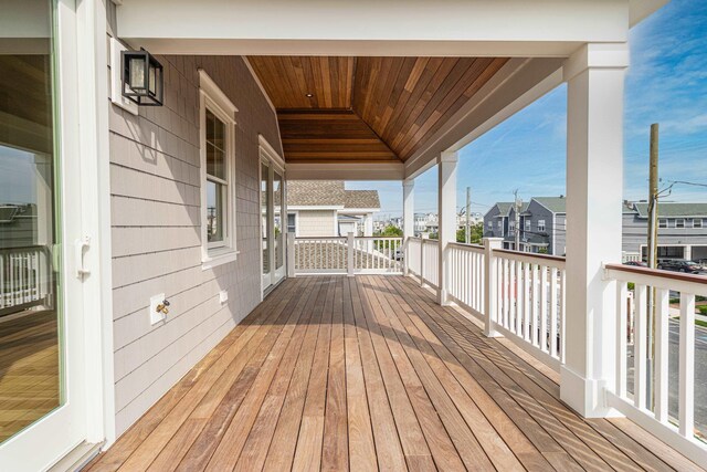 146 22nd St, Avalon, NJ 08202 - deck with a residential view