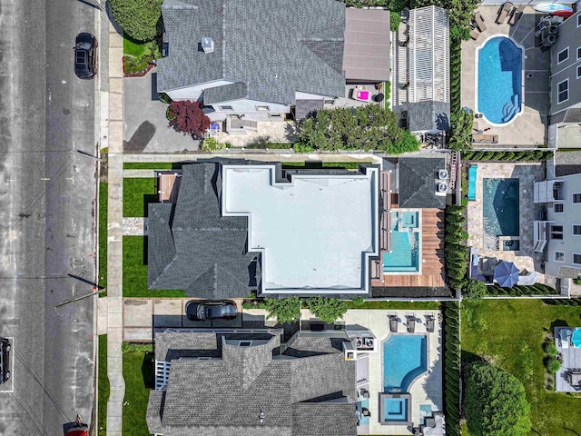 146 22nd St, Avalon, NJ 08202 - bird's eye view of a pool area