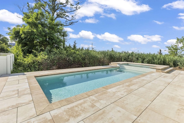 9 N 8th St, Del Haven, NJ 08251 - swimming pool featuring an in-ground hot tub and a patio