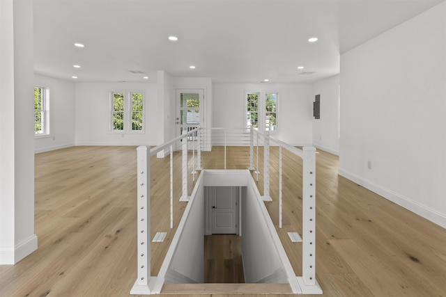 9 N 8th St, Del Haven, NJ 08251 - stairway featuring wood finished floors and recessed lighting