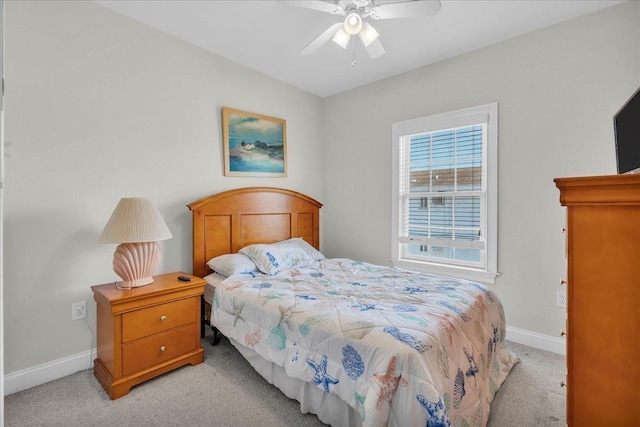 240 E Taylor Ave Unit 100, Wildwood, NJ 08260 - bedroom with light colored carpet and ceiling fan