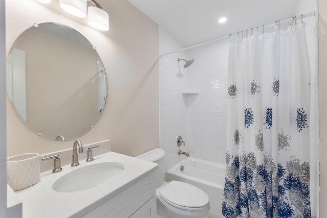 120 W 1st Ave Unit 1, North Wildwood, NJ 08260 - bathroom with vanity, shower / bathtub combination with curtain, and recessed lighting
