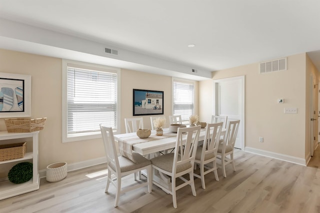 120 W 1st Ave Unit 1, North Wildwood, NJ 08260 - dining space with light wood-style flooring and baseboards