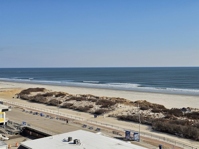 property view of water with a view of the beach