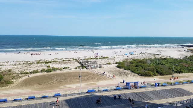 water view with a beach view