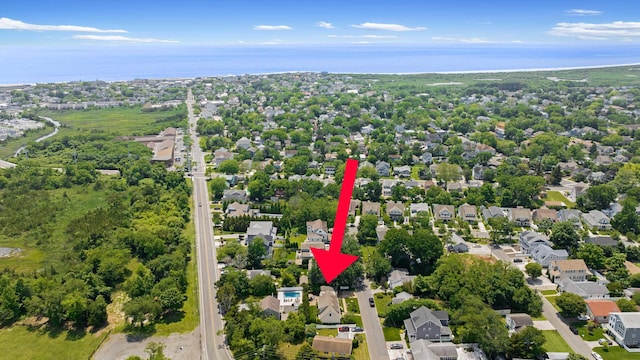 735 Maple Ave, West Cape May, NJ 08204 - aerial perspective of suburban area with property boundaries highlighted