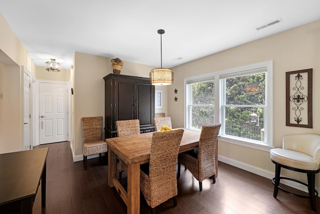 735 Maple Ave, West Cape May, NJ 08204 - dining area featuring dark wood finished floors