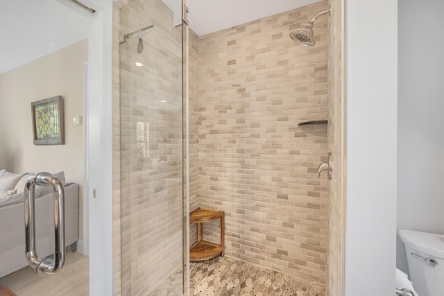 735 Maple Ave, West Cape May, NJ 08204 - bathroom with a shower stall and toilet