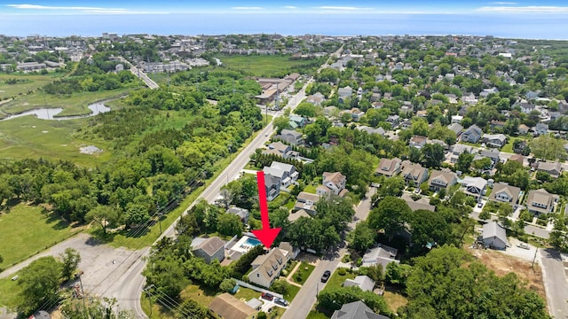 735 Maple Ave, West Cape May, NJ 08204 - aerial view of property and surrounding area with nearby suburban area