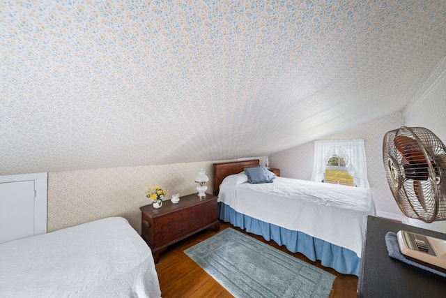 2320 Shore Rd, Ocean View, NJ 08210 - bedroom with wood finished floors and lofted ceiling